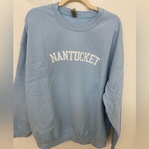 Gildan Nantucket Light Blue Crewneck Sweater